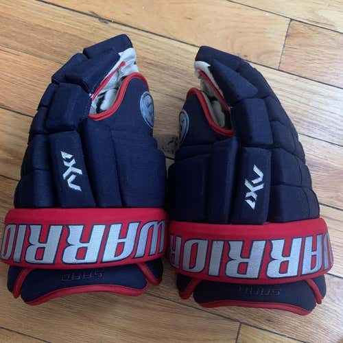 Blue Senior Warrior AX1 pro 14" Pro Stock Gloves