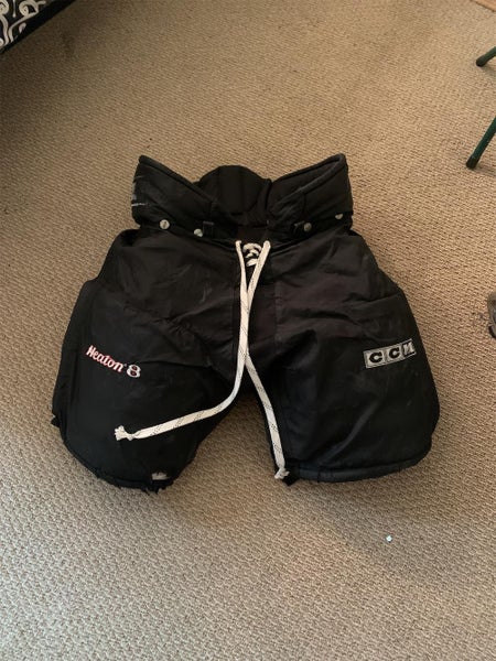 Black Senior Medium CCM Hockey Goalie Pants