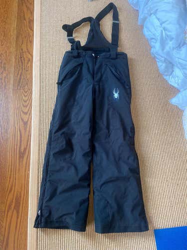 Black Unisex Size 14 Spyder Ski Pants