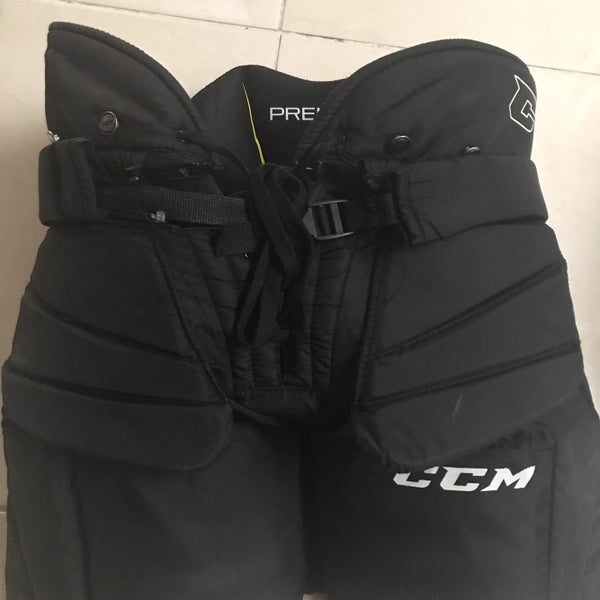 Black Junior XL CCM Premier R1.9 Hockey Goalie Pants