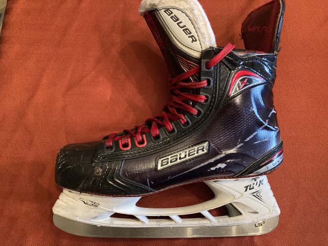 Used Senior Bauer Vapor 1X Hockey Skates Regular Width Pro Stock Size 8