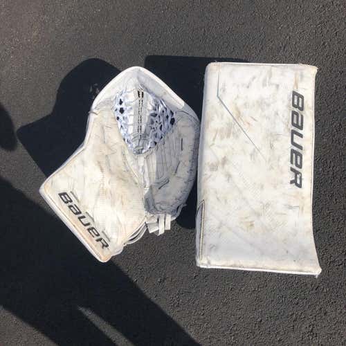 bauer Supreme 2S Pro Pro Stock goalie glove and blocker set