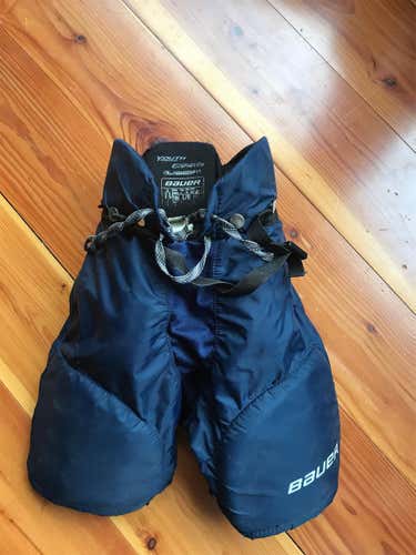 Blue Youth Large Bauer Nexus 400 Hockey Pants