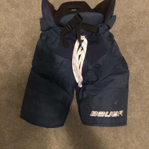 Blue Senior Medium Bauer Nexus Pro Stock Hockey Pants