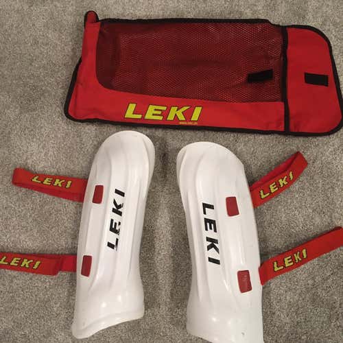 Shin Guards Used  Leki Shin Guard