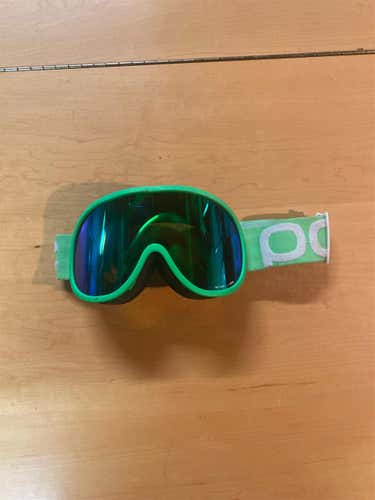 Green Used POC Ski Goggles
