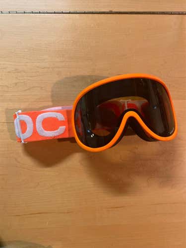Orange Used POC Ski Goggles