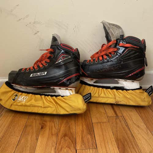 Senior Bauer 1x Regular Width Pro Stock Size 10.5 Goalie Skates