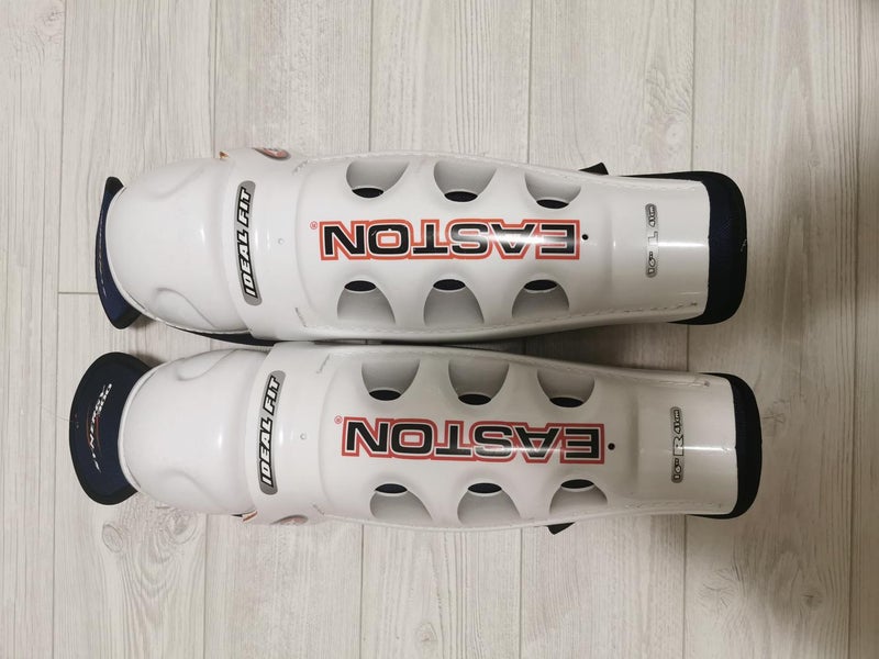 Used Senior Easton Shin Pads synergy 300 16"