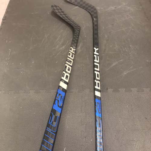 2 Pack Bauer 2s Pro LH 70 Flex P92 Pro Stock Hockey Stick