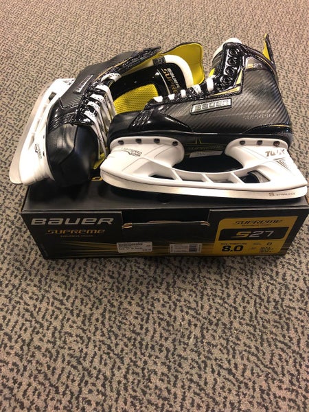 Senior Bauer Supreme S27 Regular Width  Size 8 Hockey Skates