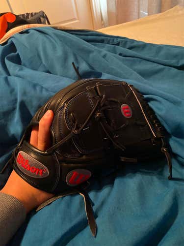 Black High School/College Pitcher's JL34 12.5" Baseball Glove