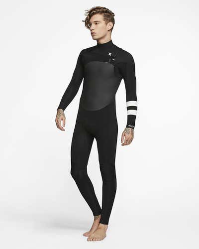 New Hurley Advantage Plus Men's Chest Zip 4/3mm Wetsuit, X-Large