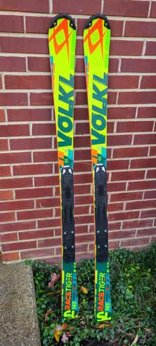 Used Volkl RaceTiger 145 SL race Skis with Marker 10's