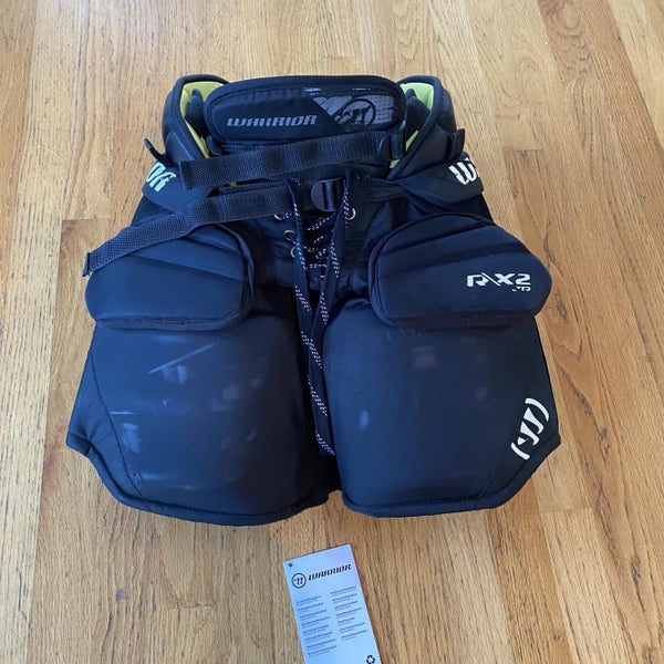 Black Junior Large Warrior Ritual X2 Hockey Goalie Pants
