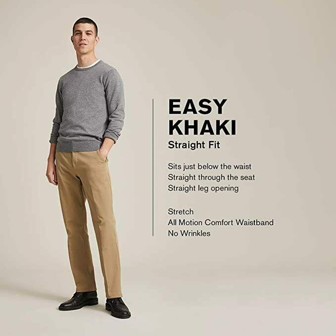 Dockers Men's Straight Fit Easy Khaki 