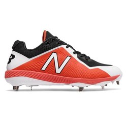 Orange/Blk New Balance 4040v4 Metal Cleats size 12