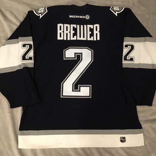 KOHO On-Ice Authentic Edmonton Oilers BREWER Alternate Jersey Sz 52