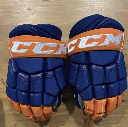 Blue Senior CCM 13" Pro Stock Gloves