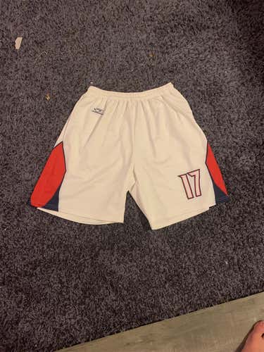 FAU Lacrosse White Men's Large Shorts #17