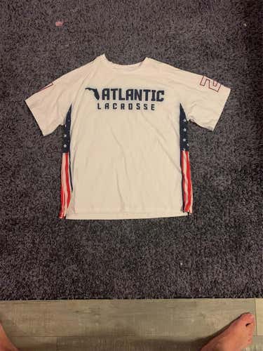 FAU Lacrosse White Men's Large Shirt