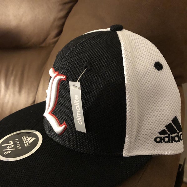 Adidas Men's Black Louisville Cardinals On-Field Baseball Fitted Hat