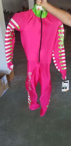 New Women's Large Spyder Ski Suit FIS Legal