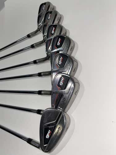Used Taylormade M6 5i-gw Aw Steel Stiff Golf Iron Or Hybrid Sets