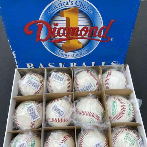 New Diamond 12 Pack (1 Dozen) Baseballs