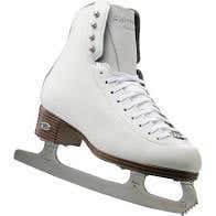 White New Riedell Figure Skates Size 4