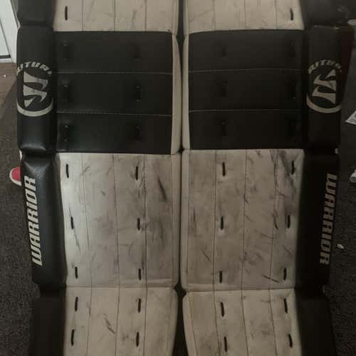 White Junior 26" Warrior Ritual G3 classic  Goalie Leg Pads