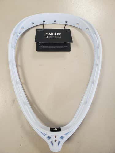 New StringKing Unstrung Mark 2G Goalie Head in White