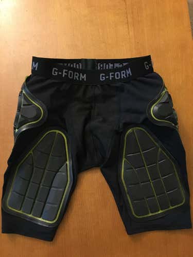 Gently Used LIKE NEW G-Form Pro-T Team Compression Black/Yellow Shorts Medium
