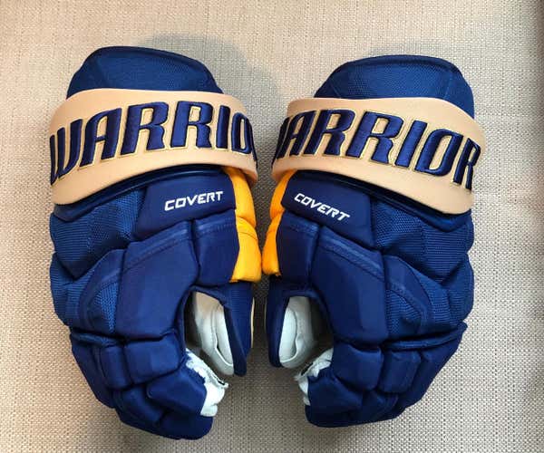 St. Louis Blues Winter Classic Warrior Covert QRE 13" Pro Stock Gloves