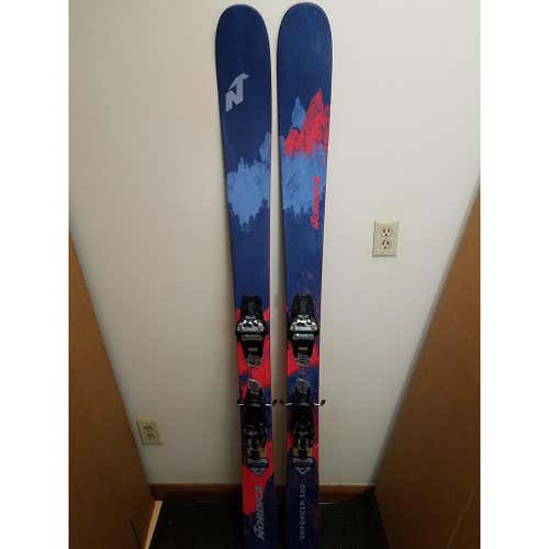 Used Men's Nordica Size 177cm Enforcer 100 Skis With Marker Griffon 13 Demo Bindings Max Din 13