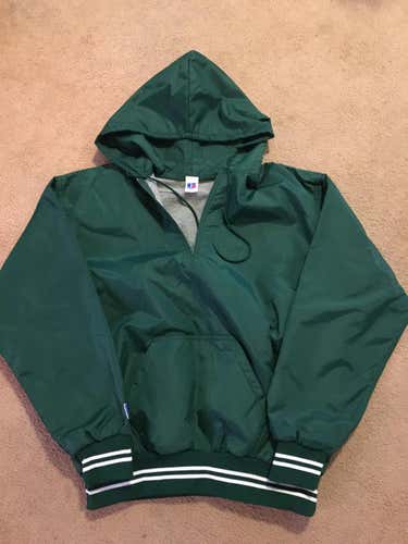 Used Russell Athletic 1/4 Zip Nylon Jacket Adult Large