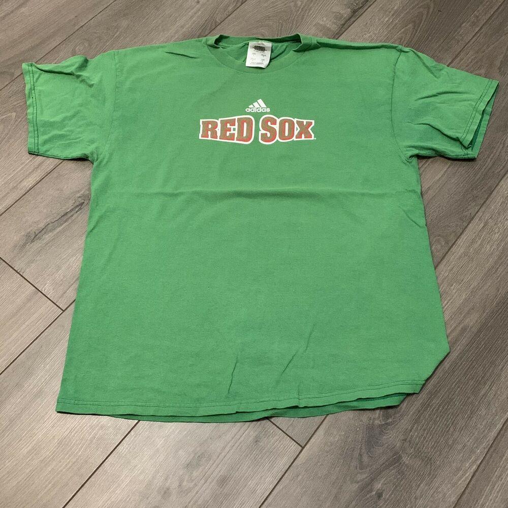 Boston Red Sox T Shirt Adult L Green 