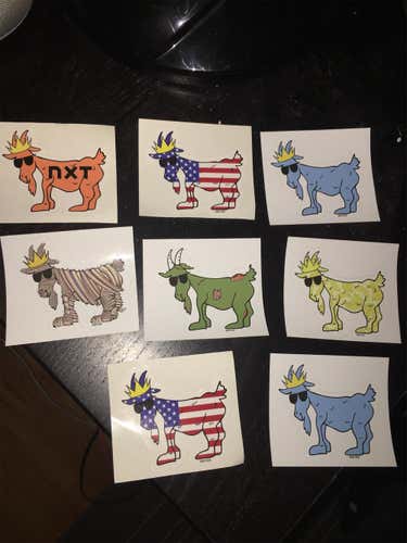 Limited Edition Halloween GOAT Stickers