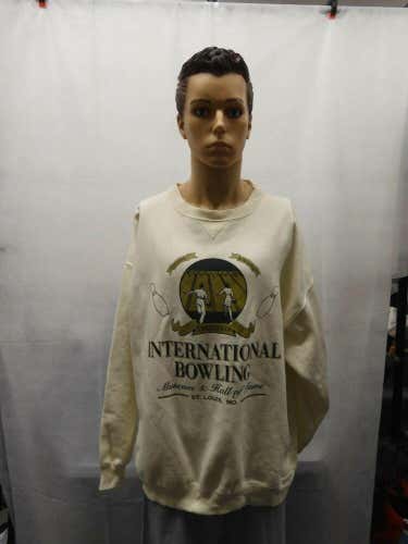 Rare Vintage National Bowling Hall of Fame Gear For Sport Crewneck Sweater XXL
