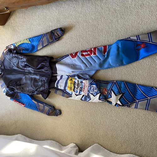 Men's Medium Spyder Ski Suit FIS Legal