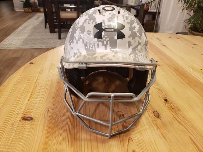 Under Armour Batting Helmet with Face Shield