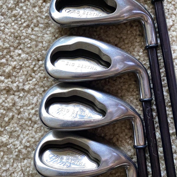 Women's Right Handed Big Bertha Ladies Flex Graphite Shaft Iron Set