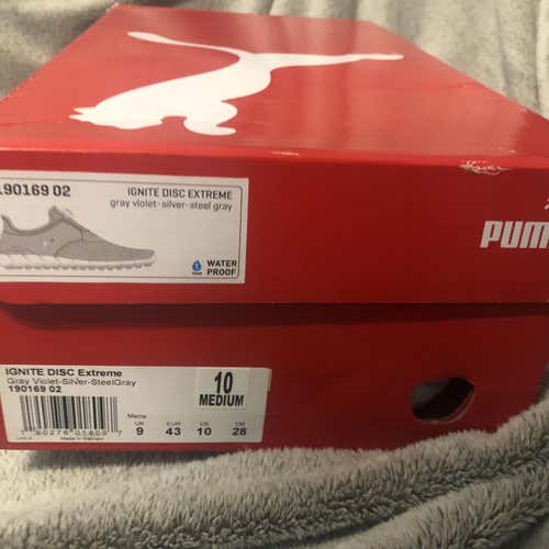 Gray Men's Size 10 (Women's 11) Puma Golf Shoes