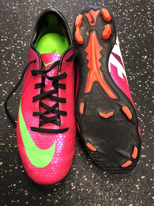 Pink Used Molded Cleats Nike Cleats
