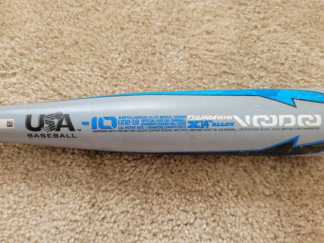 Used 2019 DeMarini Alloy Voodoo Bat (-10) 19 oz 29"