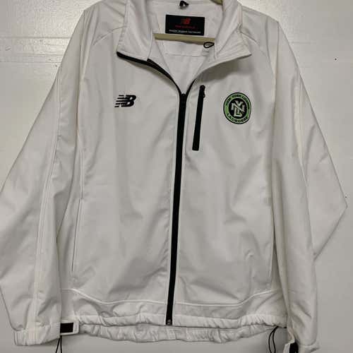 NY Lizards White Adult Large New Balance Jacket