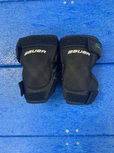 Bauer Reactor Hockey Goalie Knee Pads Youth Used