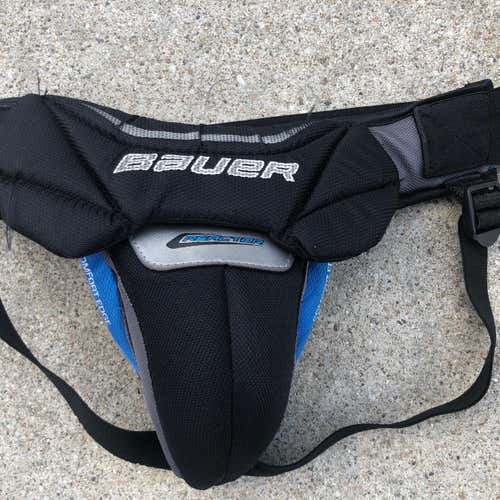 Hockey Goalie Bauer Reactor Jock Junior Adjustable