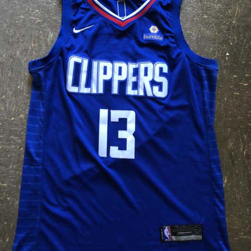 Nike Paul George Blue Clippers Away Jersey Men's (L)