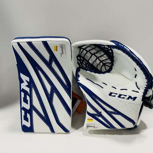 White & Blue Senior Regular Extreme Flex 4 Pro Stock